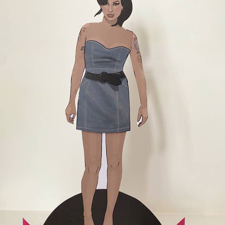 I Love Mel - Wholesale Coloring & Activity Book - Adult - AMY WINEHOUSE PAPER DOLL - BARGAIN BOX OF 304