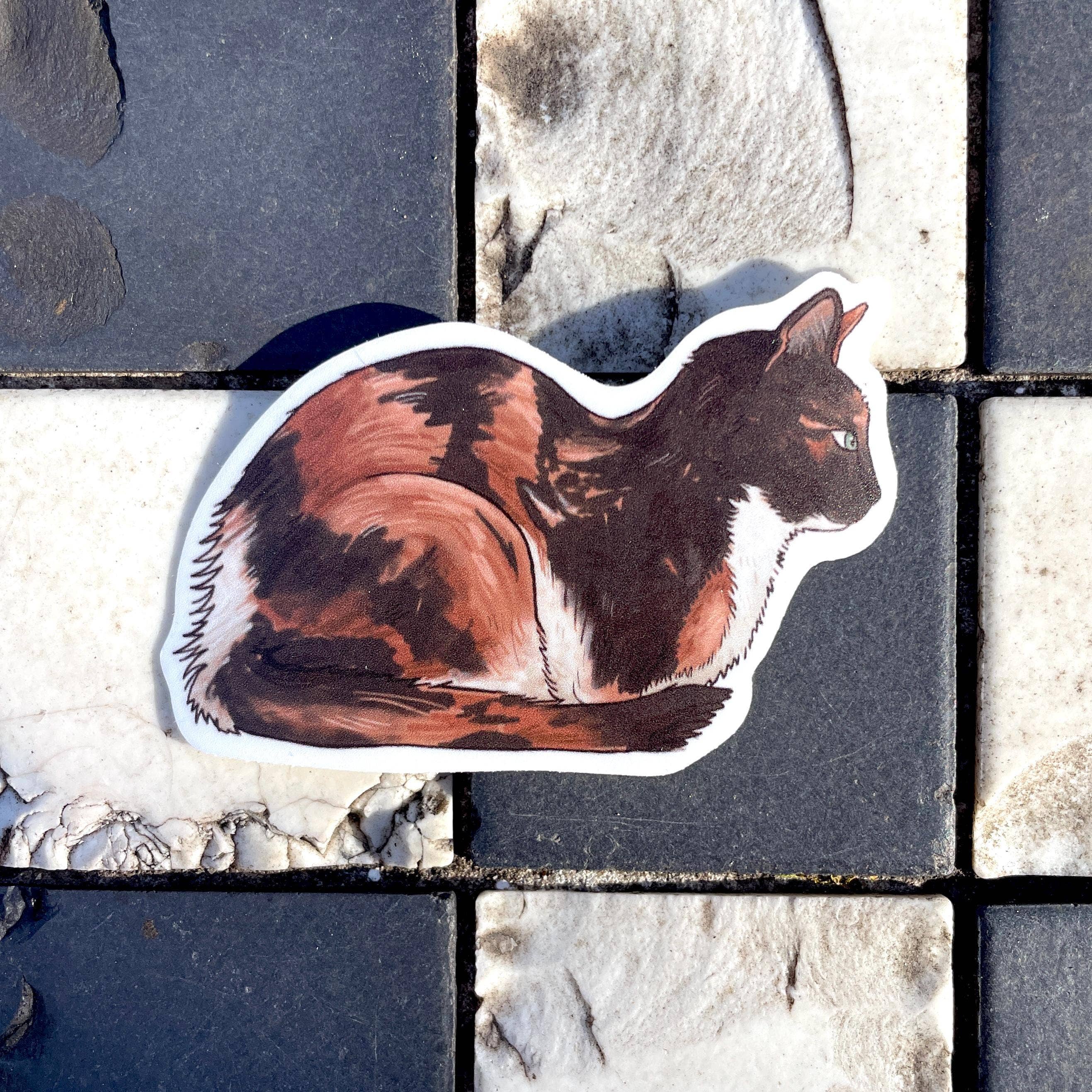 Art Fimbel - Wholesale Sticker - Calico Cat Loaf, Premium Vinyl Sticker4