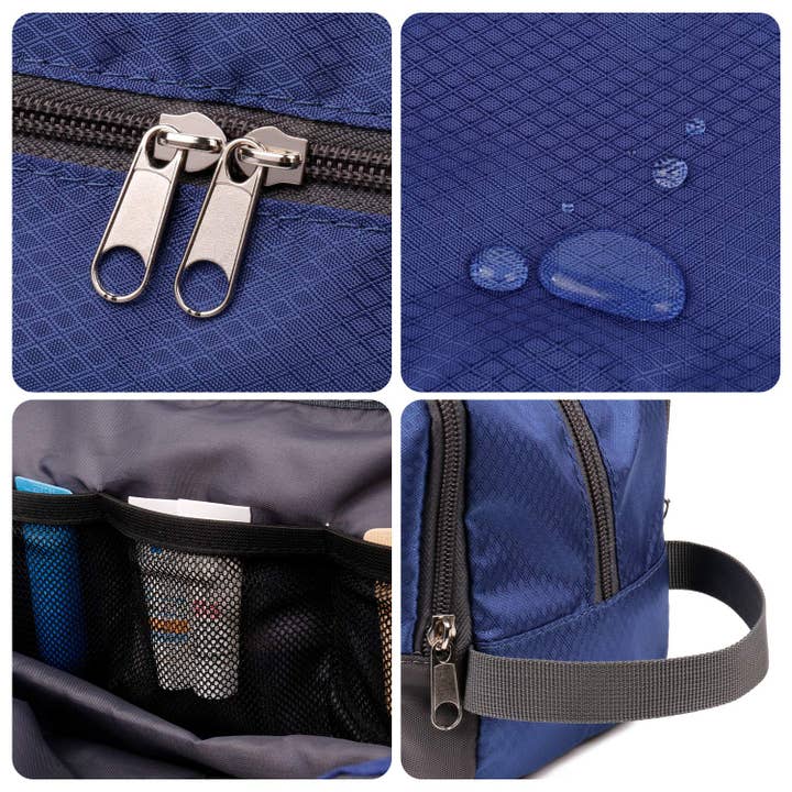 wandf - Wholesale Toiletry Bag - Unisex - Toiletry Bag Hanging Dopp Kit Water Resistant Shaving Bag8