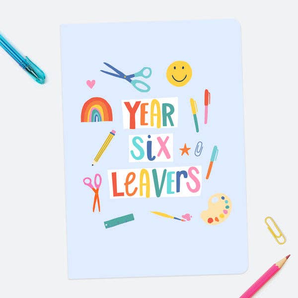 Dotty About Paper – wholesale Notebook – Stationery Fun - Year 6 - A5 School Leavers Book0
