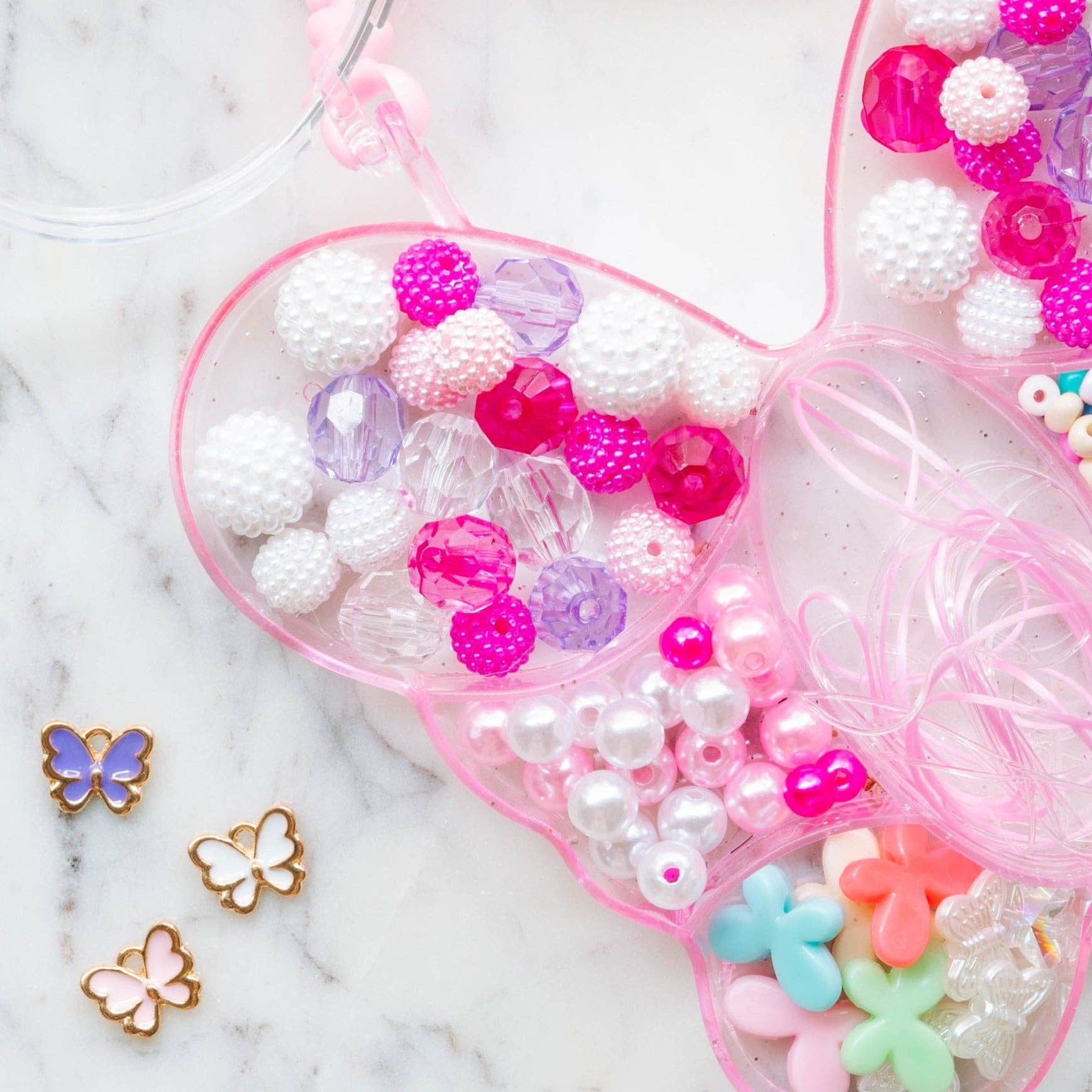 Little Stacks - Wholesale Dhz-sieraden - Kinderen - The Pretty in Pink Butterfly1