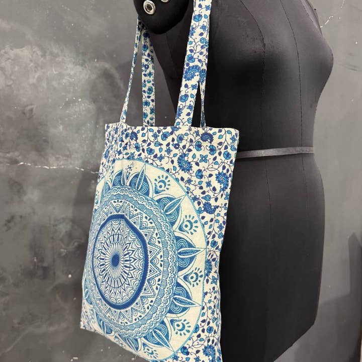 GYPSY STUDIO - Wholesale Tote bag – Women's - Bohemian Spirit Mandala Bag Print Cotton Bag shopping bag 1