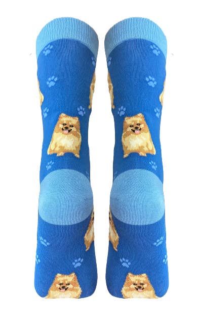 E&S Pets - Wholesale Socks - Unisex - Pomeranian Socks  - Unisex - Fun Novelty Dog Socks3