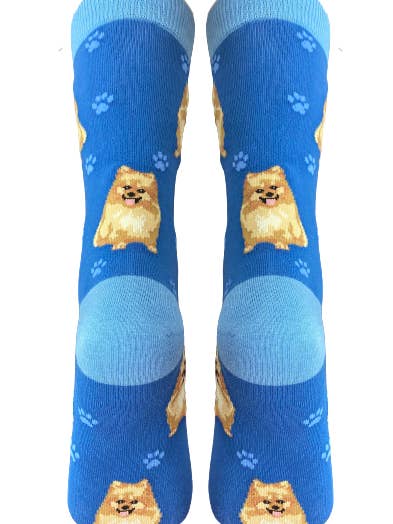 E&S Pets - Wholesale Socks - Unisex - Pomeranian Socks - Unisex - Fun Novelty Dog Socks3
