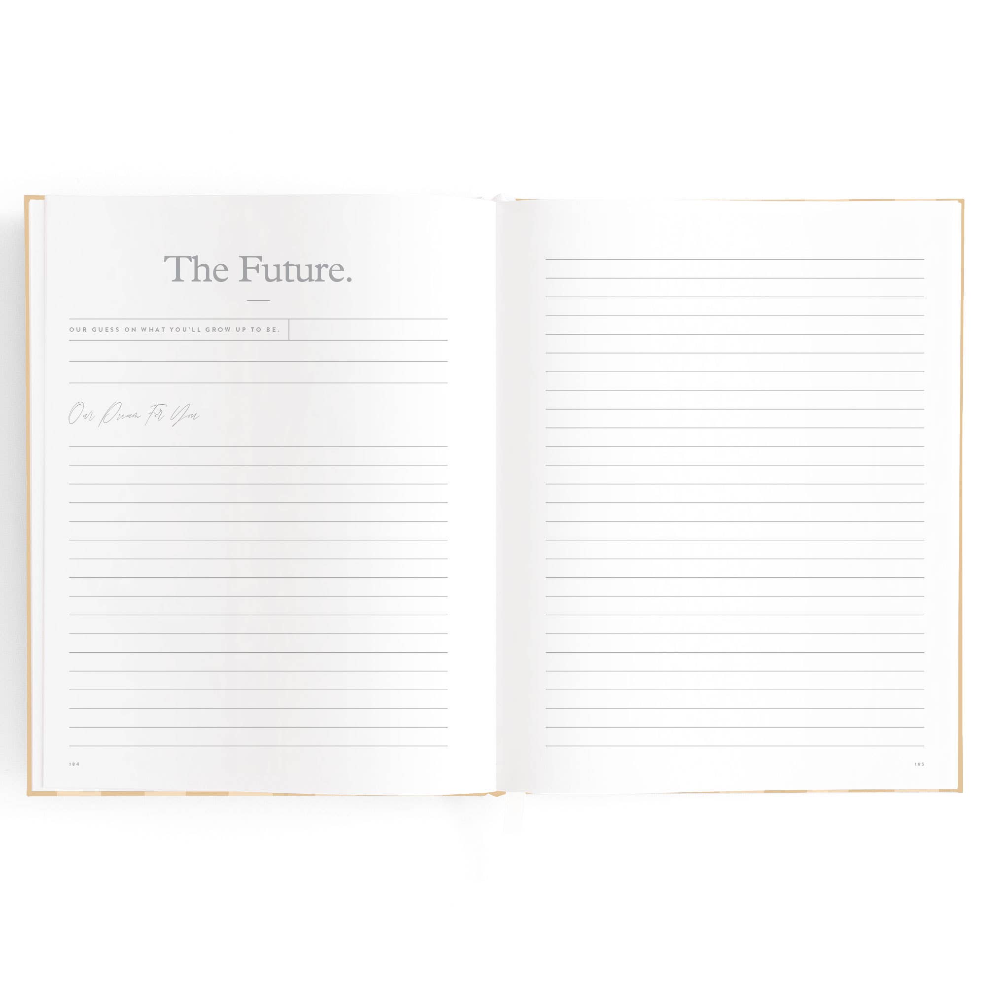 Fox & Fallow - Wholesale Memory book – Child & baby - Baby Book Coffee Stripe4