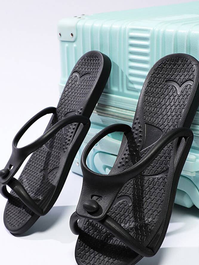 UNISHE - Wholesale Slippers – Women's - Plain EVA Light Foldable Slippers ZK1431