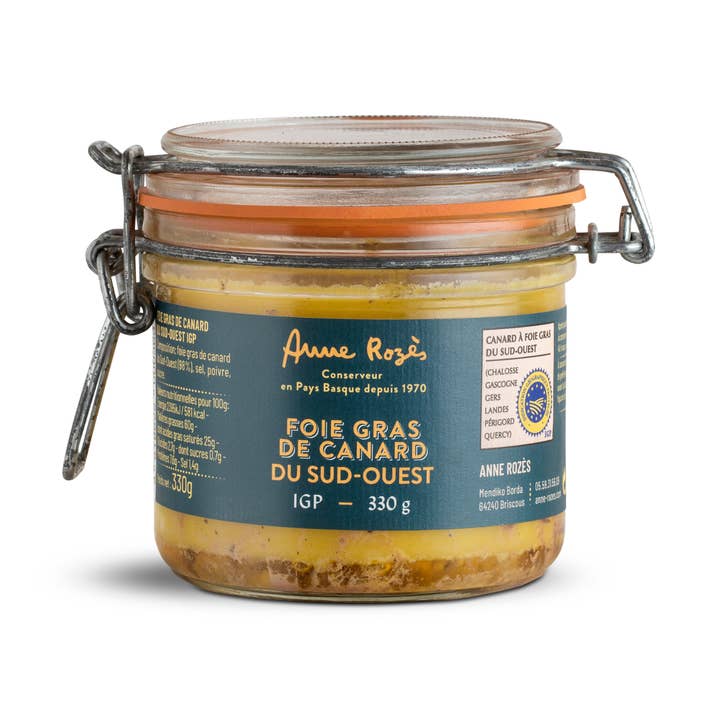 Southwest Duck Foie Gras IGP 330g for wholesale by Anne Rozès