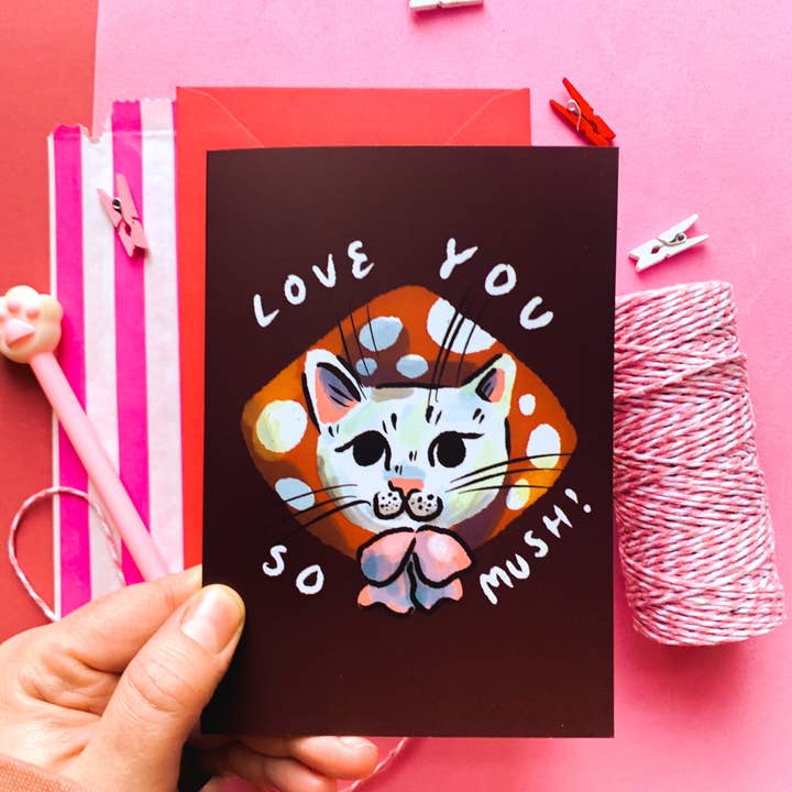 Biglietto di auguri Love You So Mush per la vendita all'ingrosso da parte di Sophie Heywood