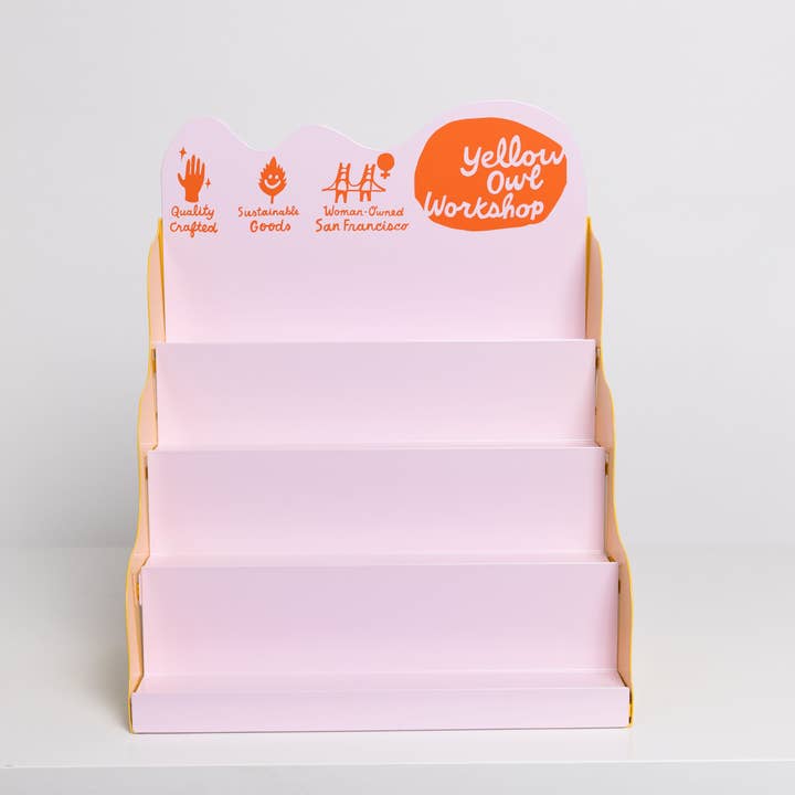 Yellow Owl Workshop - Wholesale Retailer Display - Paper & Novelty - POP Shelf - Powder-Coated Steel Jewelry Display