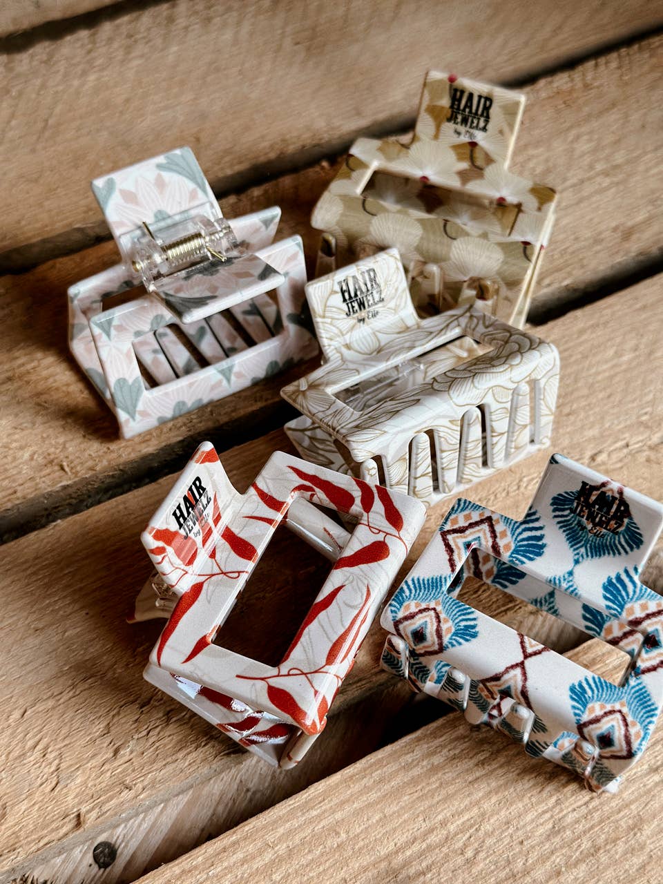 Hairjewelz by Elle - Wholesale Hair Clip - Women's - Colourclaw "Ethnic Peacock"2