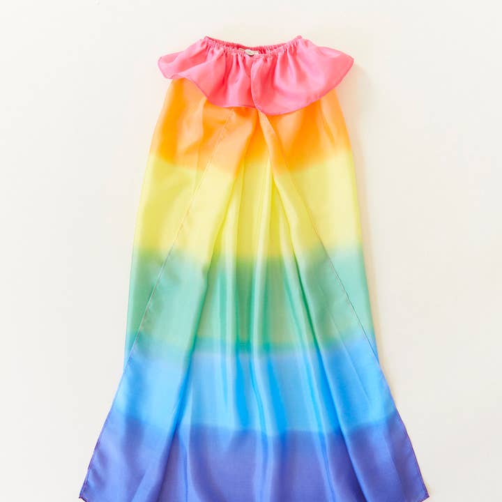 Rainbow Cape for wholesale by Sarah’s Silks