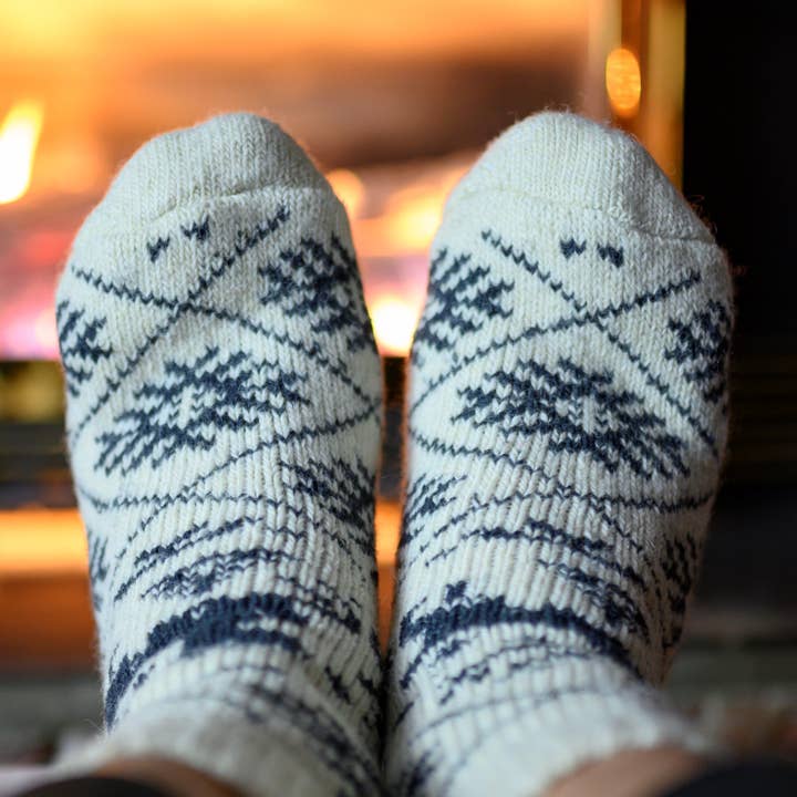 Cereus - Warm Dry-Foot Crew Socks | Pure Wool for wholesale by Carpathian Wool