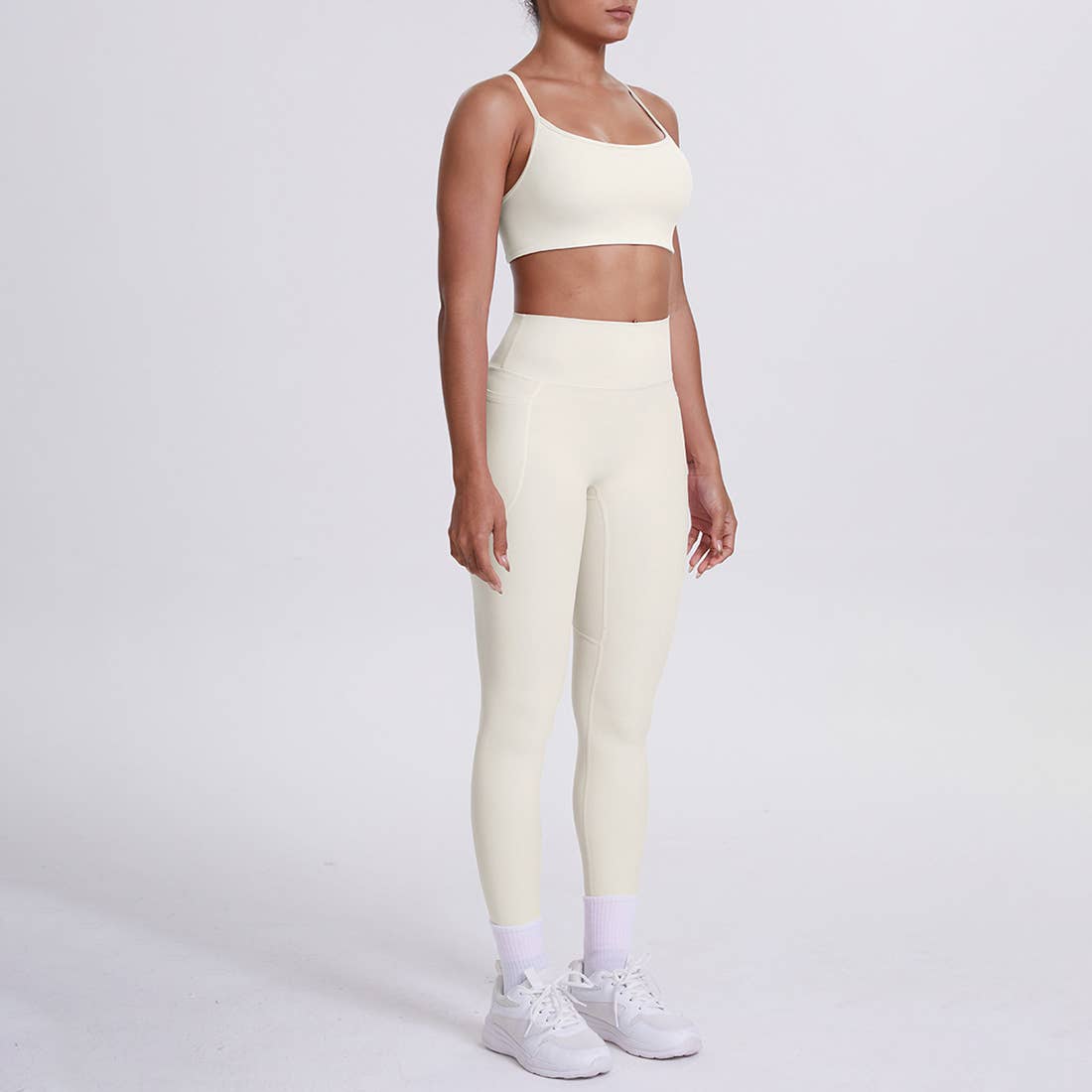 Sodalemon - Wholesale Activewear Set - Women's - Women High-Waisted Yoga Set: Sports Bra + Sculpting Leggings14