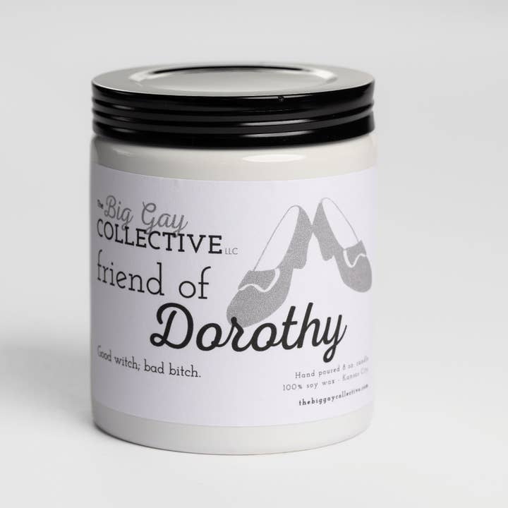The Big Gay Collective LLC - Wholesale Jar/Filled Candle - Friend of Dorothy1