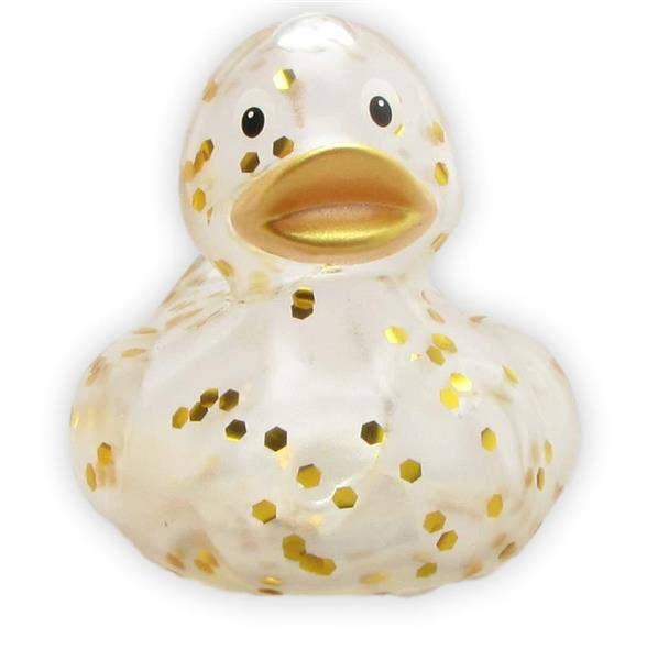 Duckshop – wholesale Bath toy – Baby – Gold glitter rubber duck - rubber duck2