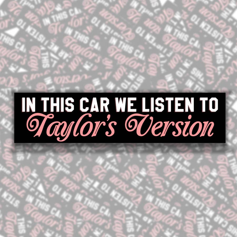 Get in Loser, We're Listening to Taylor Swift Car Magnet Taylor Swift Car  Accessory Taylor Swift Bumper Magnet 