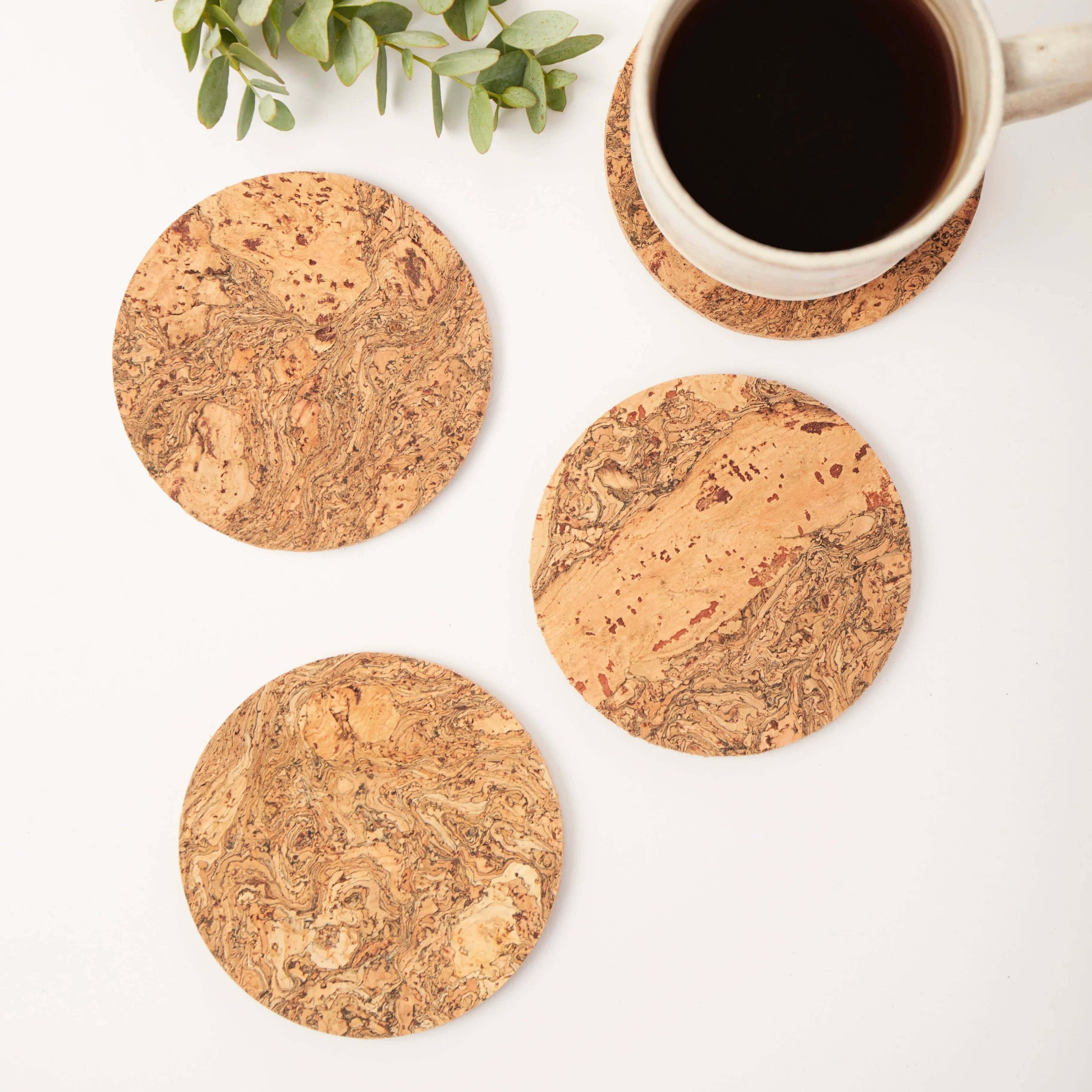 LIGA - Wholesale Coasters - Natural Cork Coasters | Round1