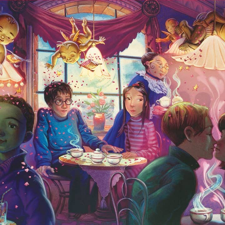 New York Puzzle Company - Wholesale Puzzle - Adult - Madam Puddifoot's Tea Shop - 500 Piece Valentine's Day Jigsaw Puzzle2