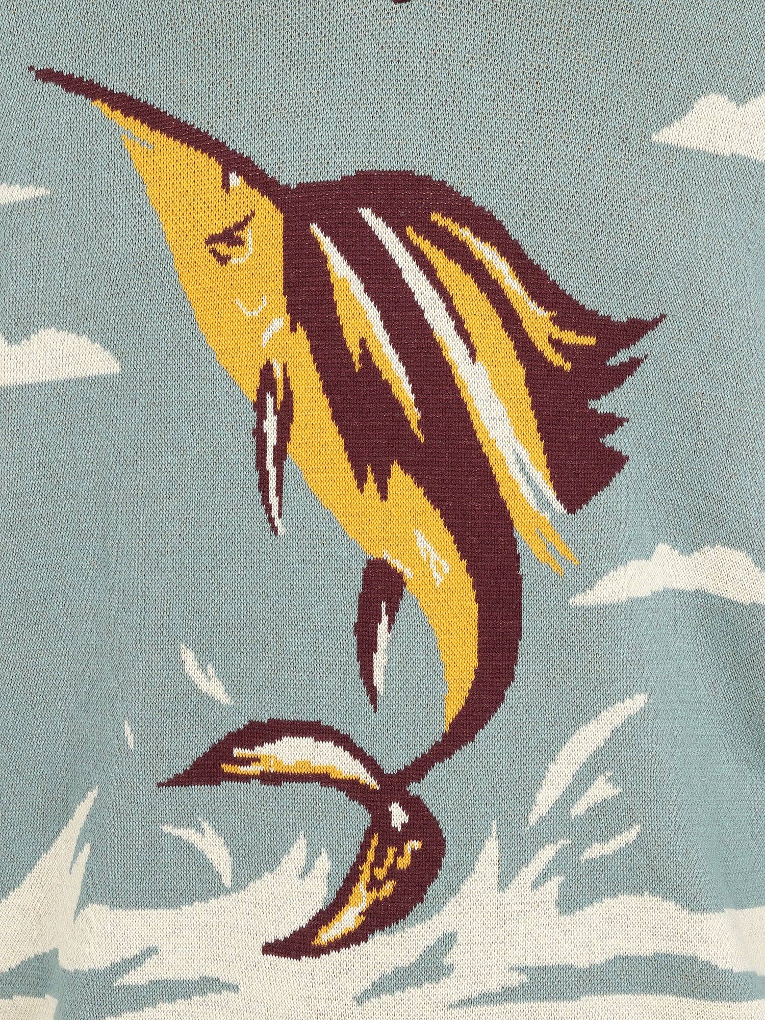 MULTI Mark Swordfish Knitted Jumper for wholesale on Faire2