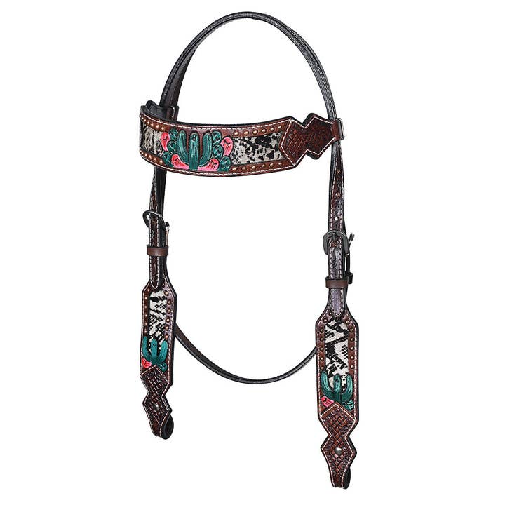 BER170-Western Leather Headstall for wholesale by LS Western