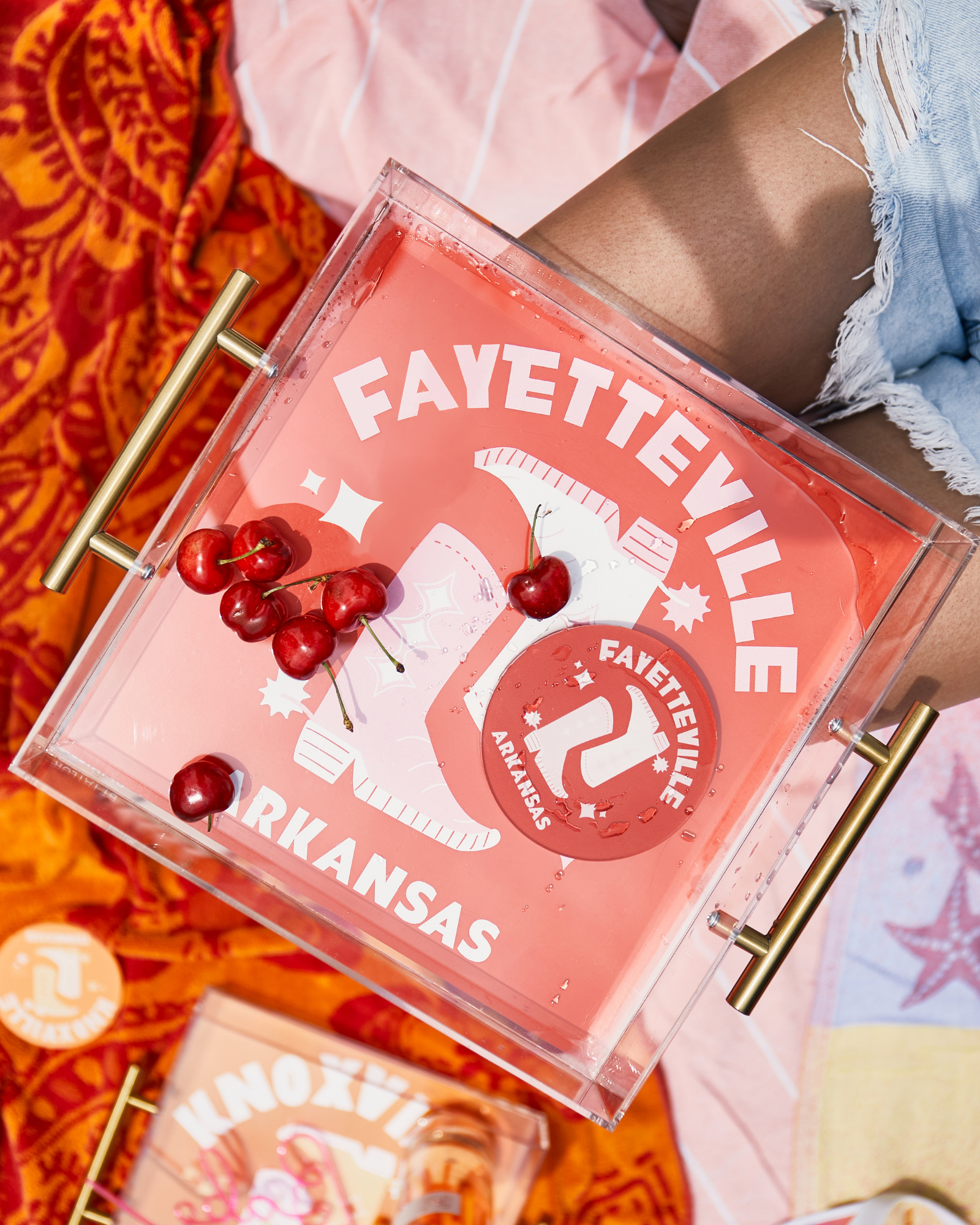 Tart By Taylor - Wholesale Serving Tray - Fayetteville | Large Acrylic Tray With Gold Handles4