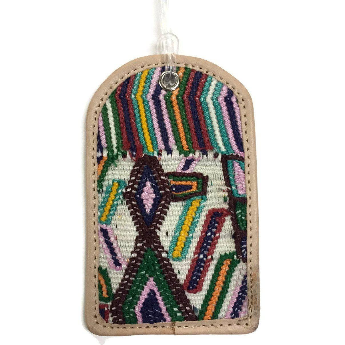 Lumily - Wholesale Luggage Tag - Huipil Up-cycled Textile Luggage Bag Tag - Guatemala5