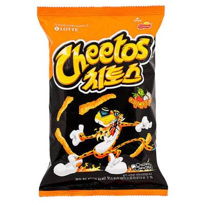 Cheetos coréens épicés et sucrés (82 g) (Corée du Sud) Paquet de 6 pour la vente par Pops Distro Inc