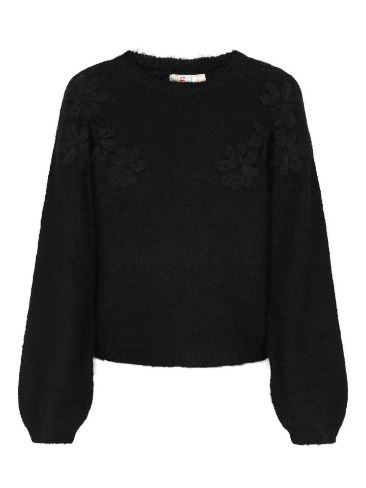 Izia Women Wool Loose Fit Crew Neck Sweater (19047661) für den Großhandel von MO Streetwear