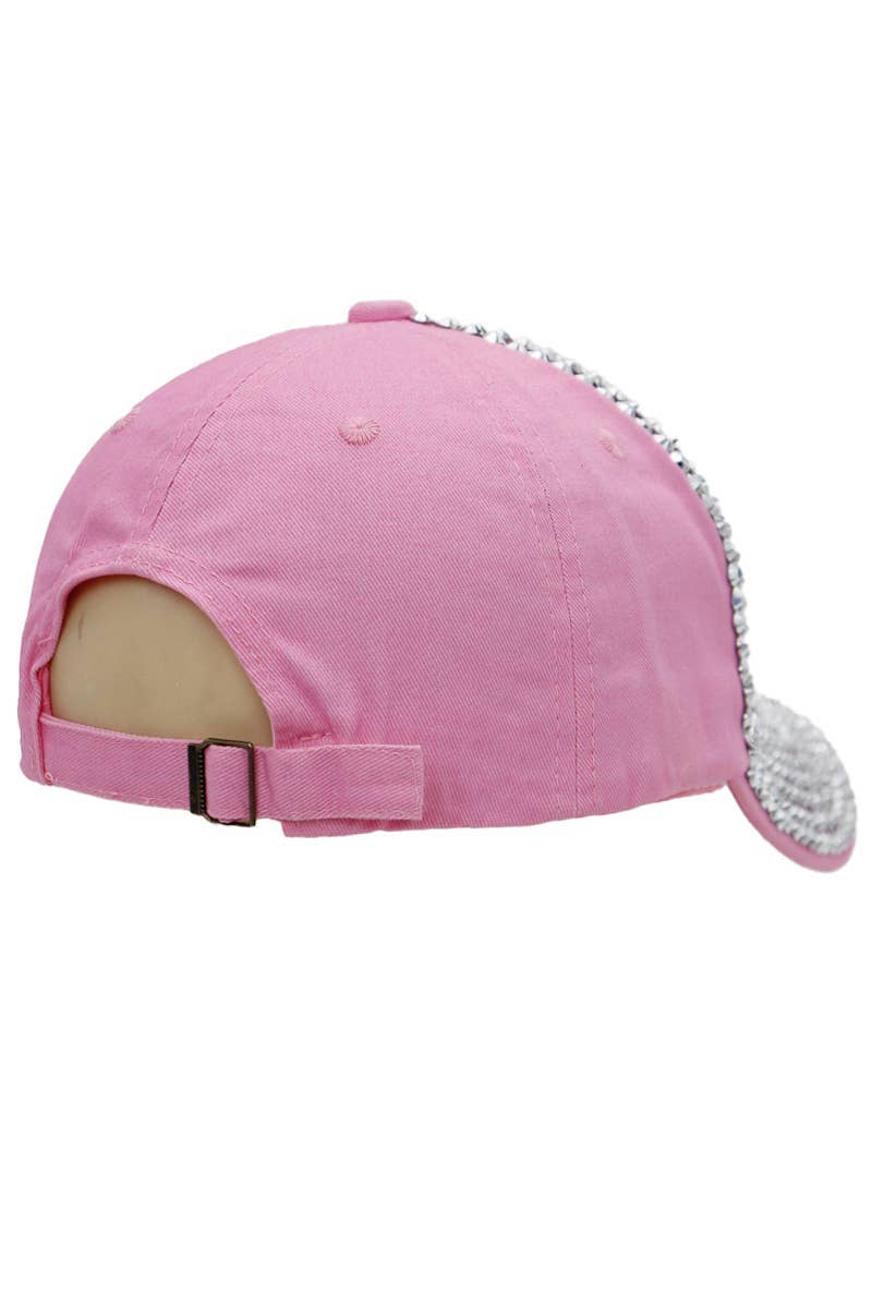 Cap Zone – wholesale Baseballkeps - Dam – Full Bling Rhinestone Twill Bomullsbasebollkeps14