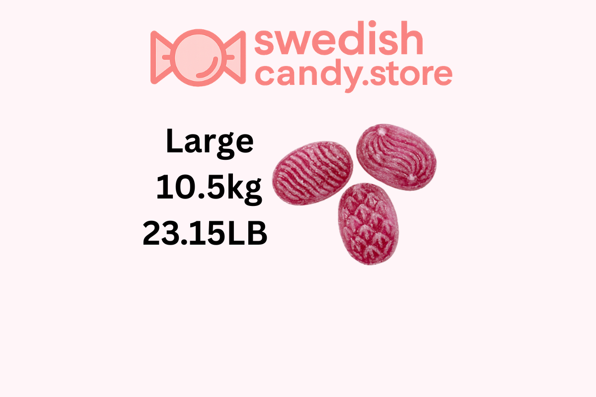 Swedish Candy.Store - Swedish Candy - Wholesale Gummy - Swedish Candy Raspberry Rascals 3.5kg/7.72LB2