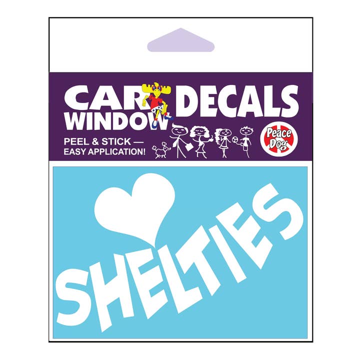 Vinyl sticker Shelties voor wholesale door Imagine This Company