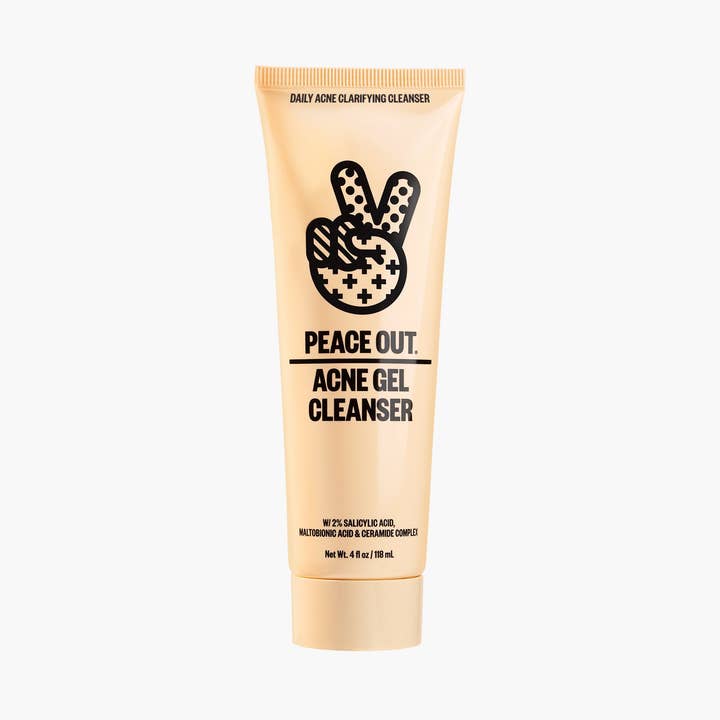 Acne Gel Cleanser for wholesale by Peace Out Skincare