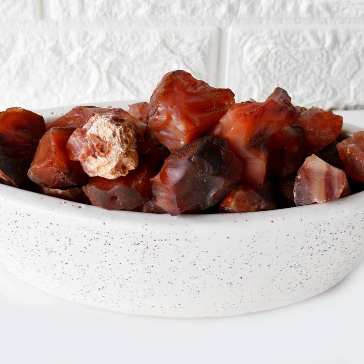 Soothing Crystals - Wholesale Spiritual Stone/Crystal - 100g Rough Gemstone | Carnelian | Healing Raw Crystals3