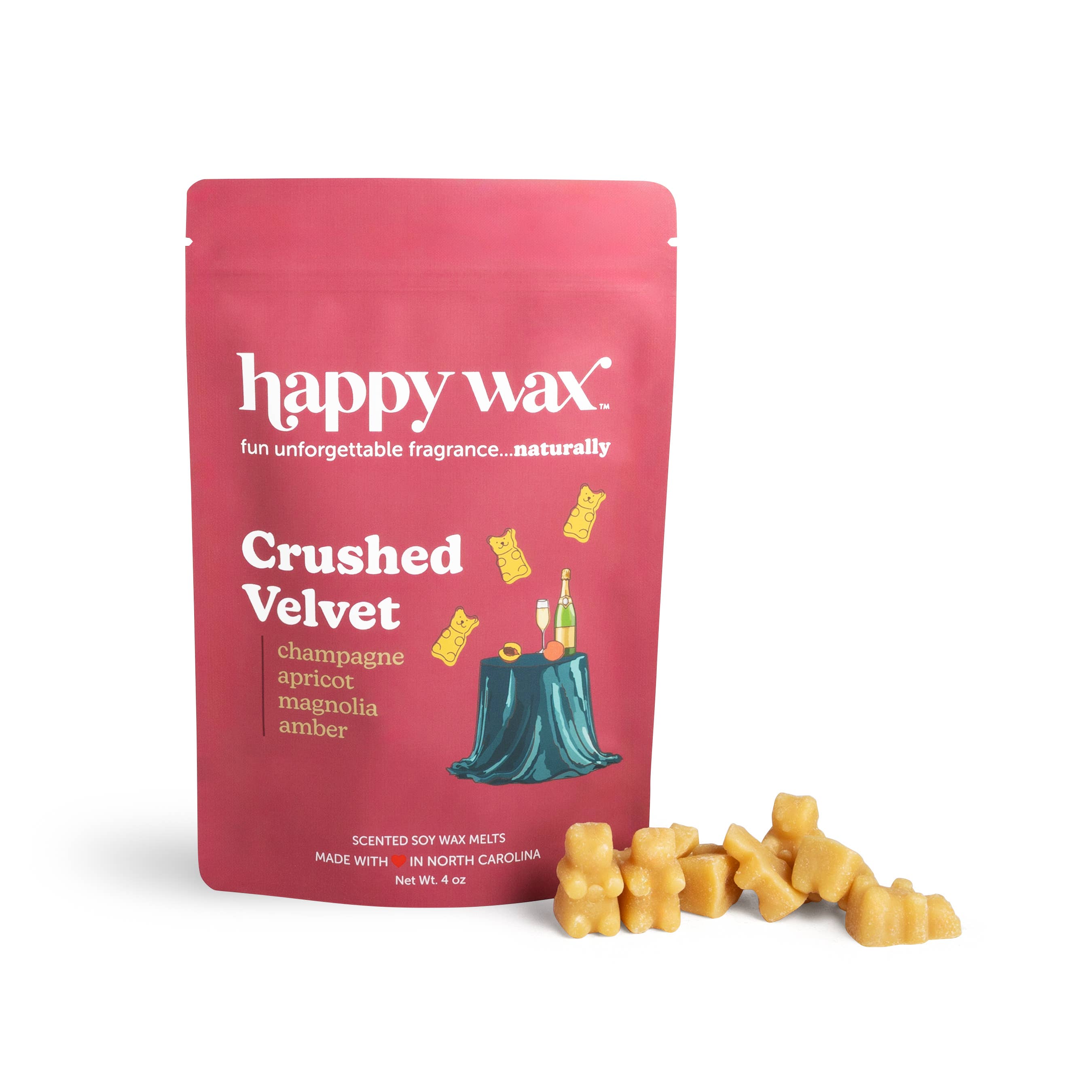Happy Wax - Wholesale Wax Melt - Crushed Velvet Wax Melts 4oz Pouch
