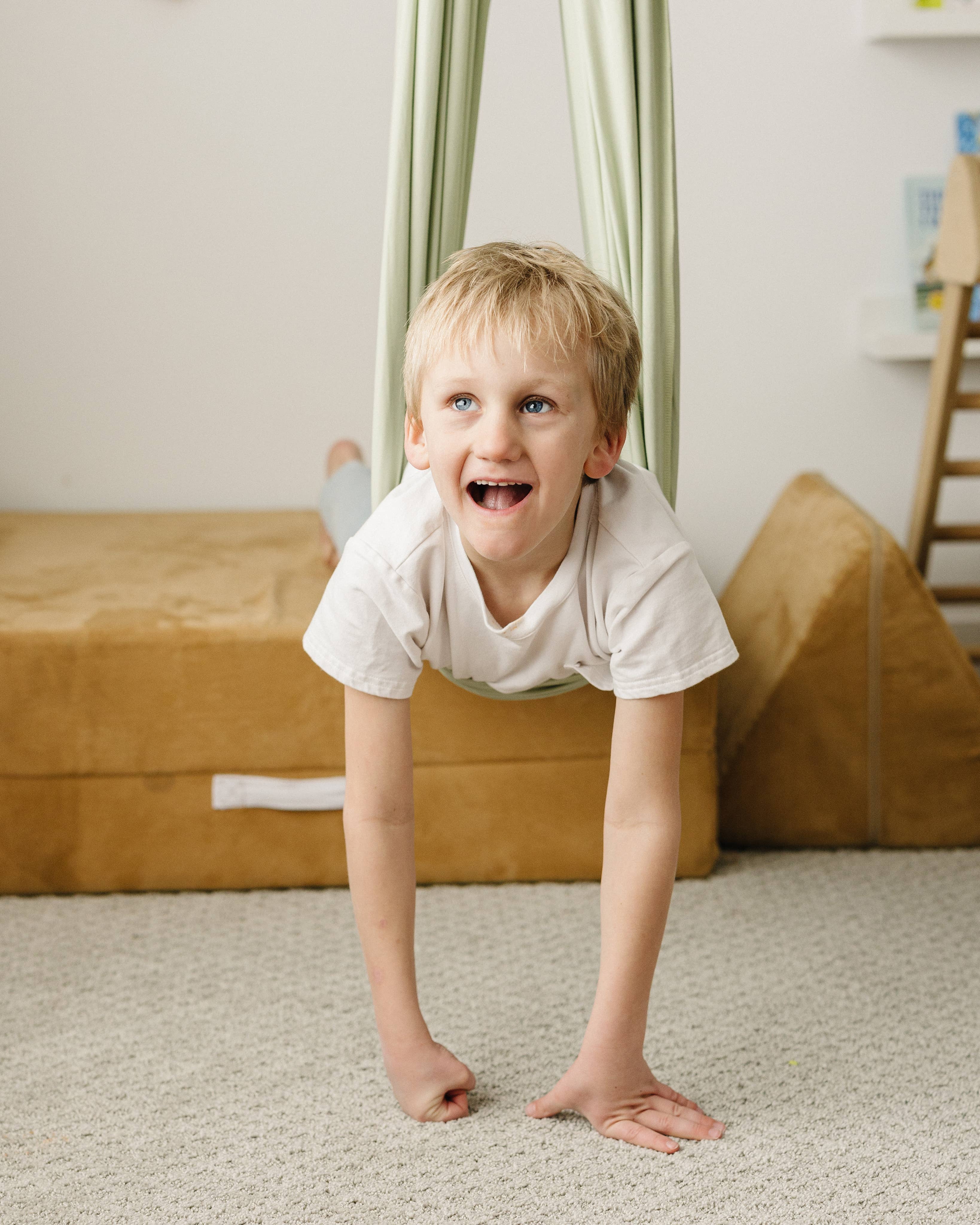 Marlowe & Co - Wholesale Hammock - Kids - Desert Sage Cotton Sensory Swing8