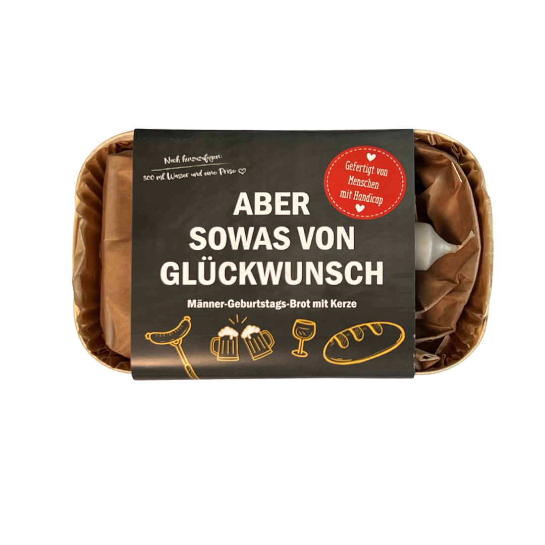 Wunderle GmbH - Wholesale Bread Mix - Birthday bread for men - But such congratulations0