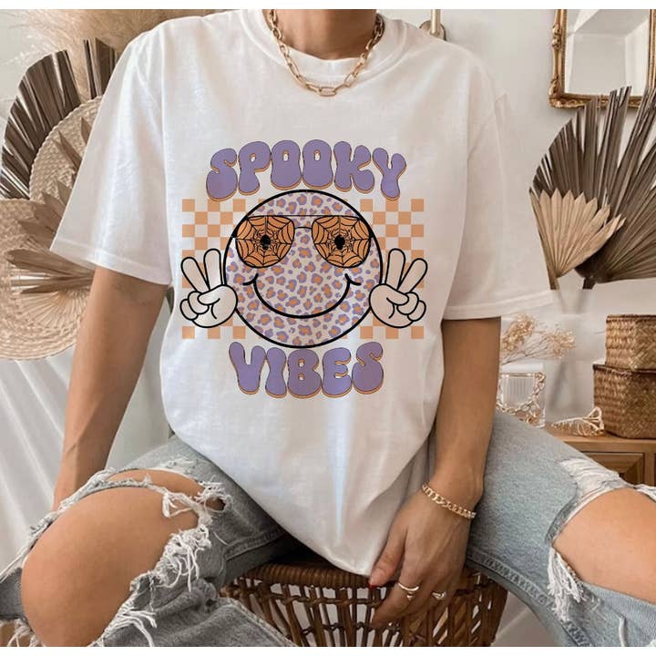 Fall spooky vibes T-Shirt/Sweatshirt for wholesale by Rad & Cove