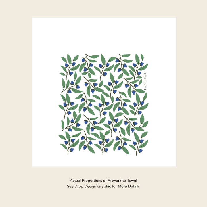 HAZELMADE® Tea Towels + Gifts - Wholesale Tea Towel - Blueberry Tea Towel | Kitchen Decor7