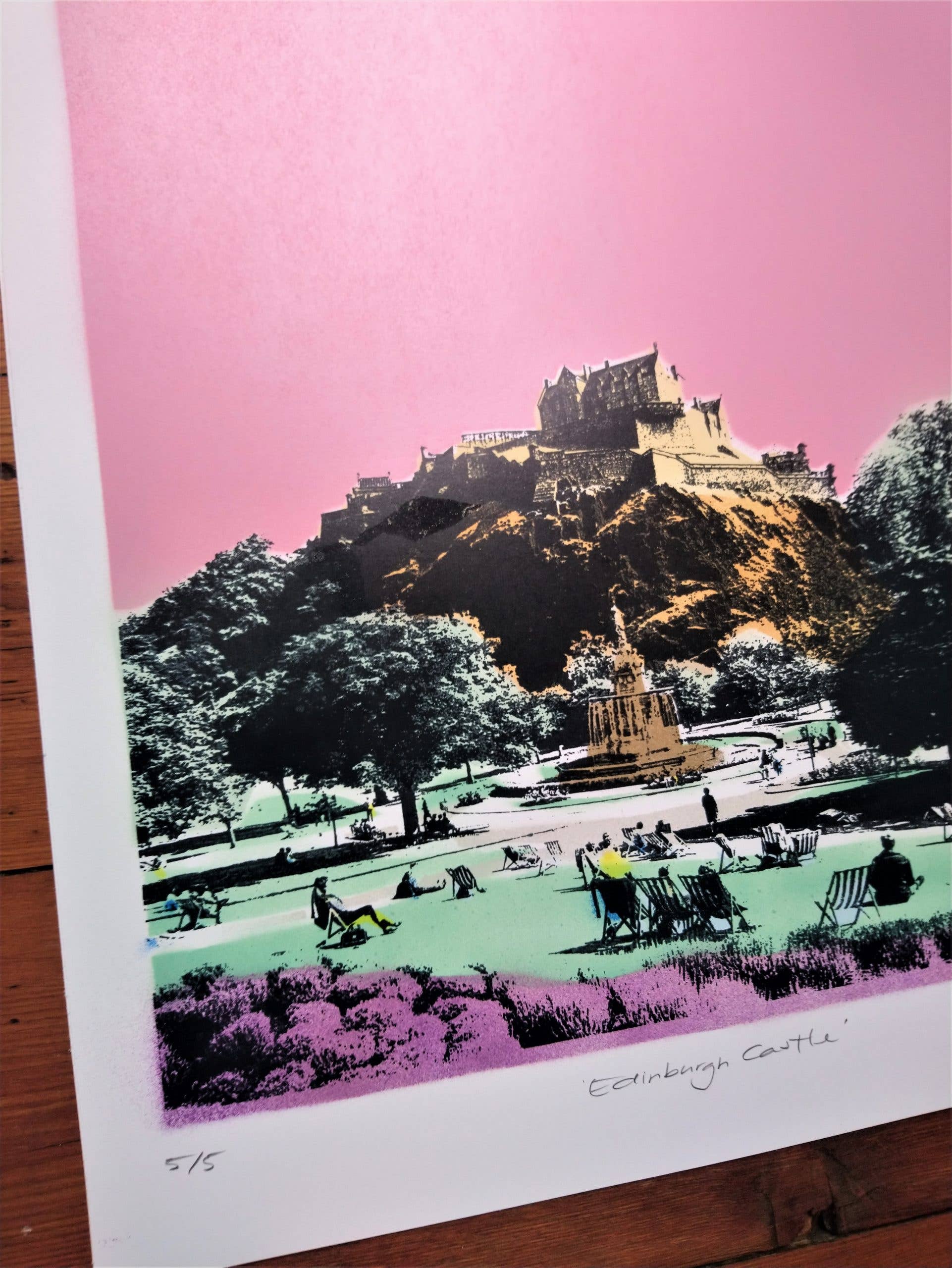 Bell's Galleries – wholesale Konsttryck – Edinburgh slott12