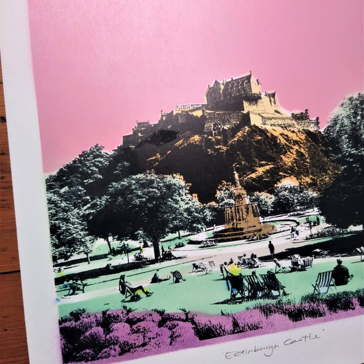 Bell's Galleries - Wholesale Art Print - Edinburgh Castle12