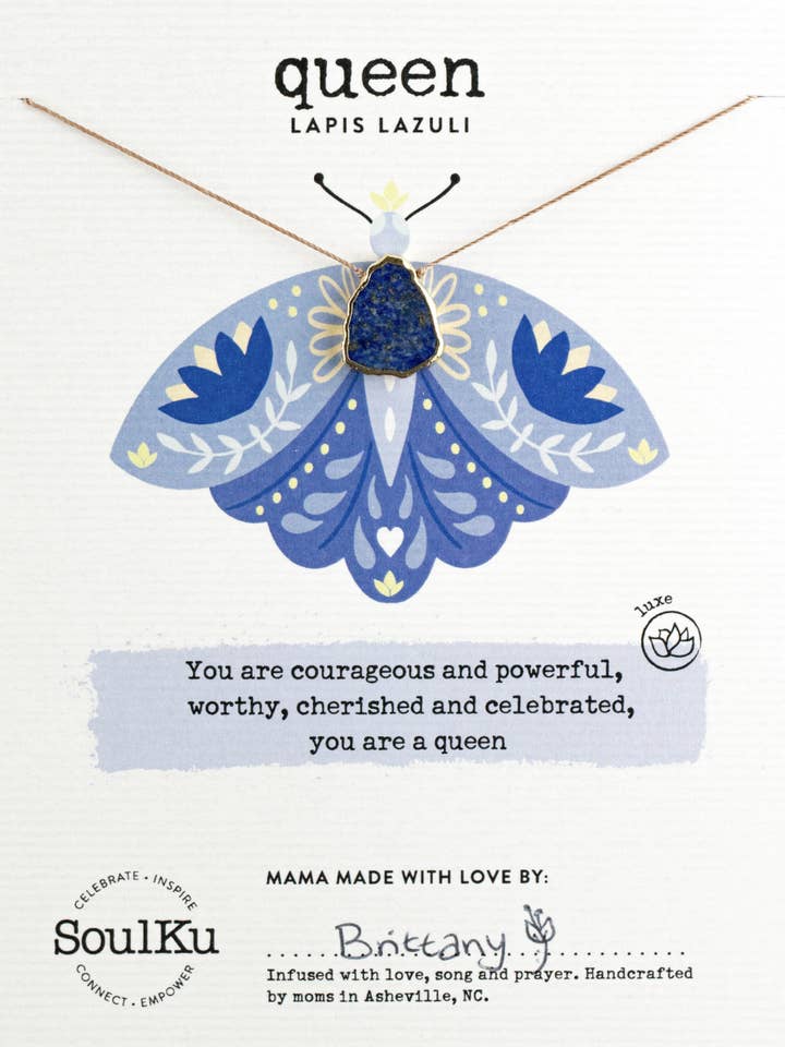 Lapis Lazuli Alchemy Necklace for Queen for wholesale by SoulKu