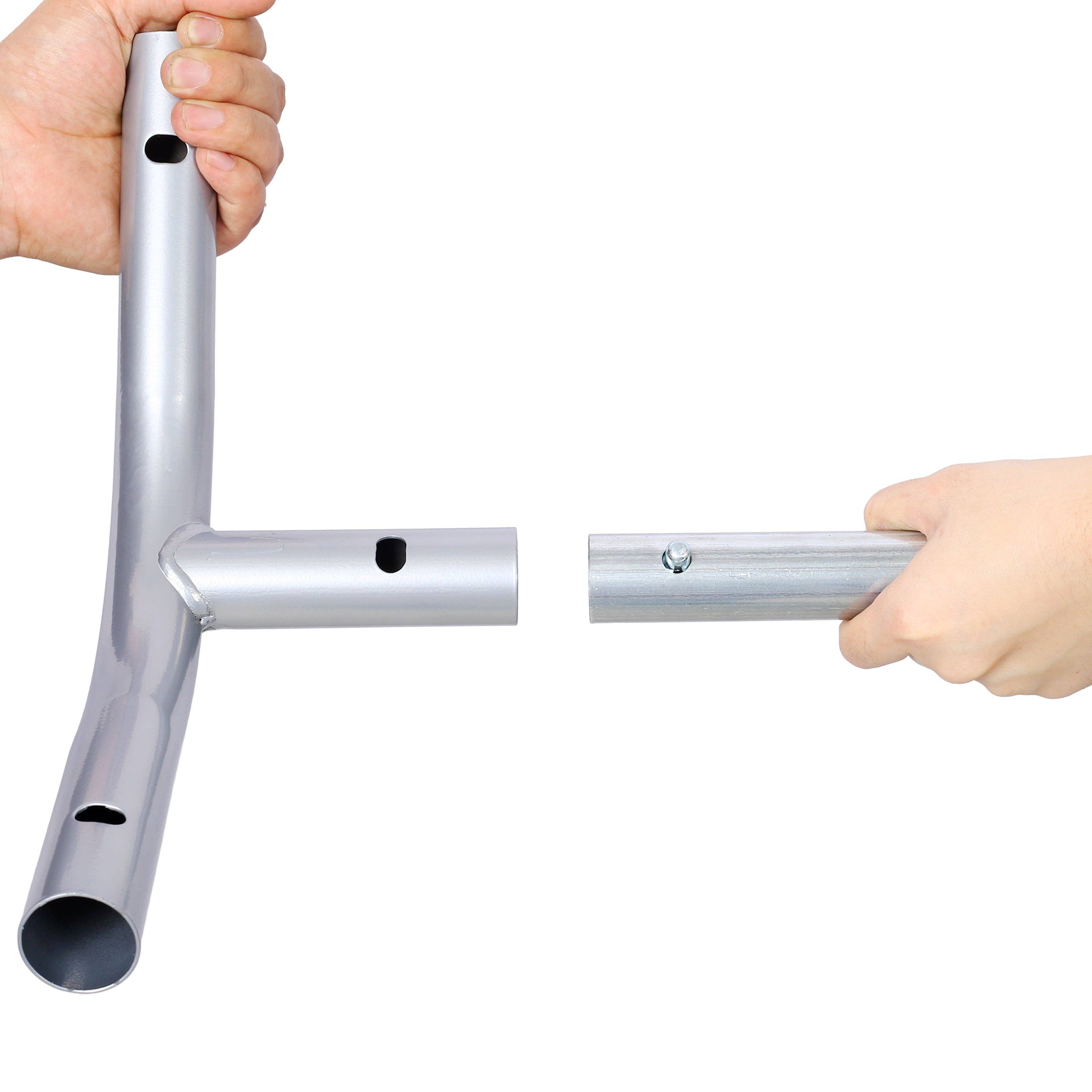 39F Inc. - Wholesale Tent - 10x20ft Heavy Duty Portable Carport Garage with Doors, Grey24