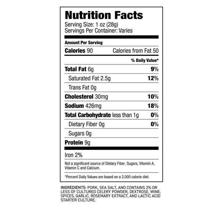 Fra' Mani - Wholesale Salami - Soppressata Salami ~ appox 5 lbs1