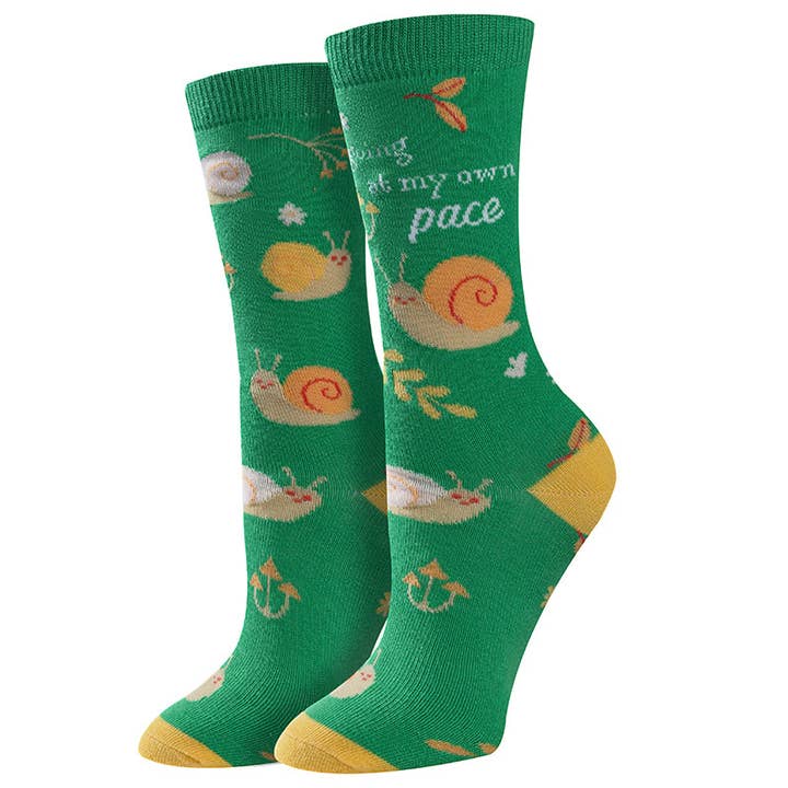 Going at my Own Pace Socks for wholesale by Sock Harbor / Bigfoot Sock Co.