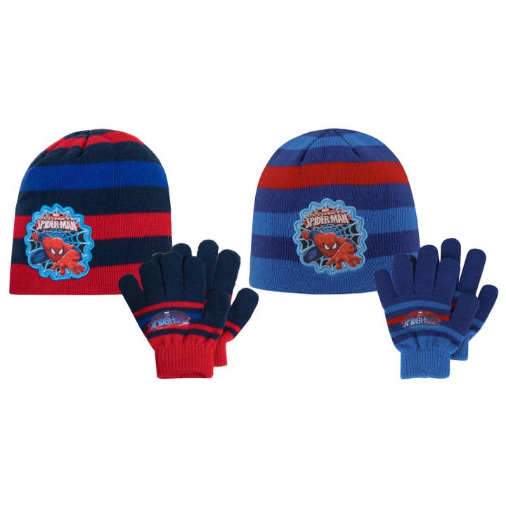 Spider Man Hat + Glove Set 795581570 for wholesale by Complément Europe