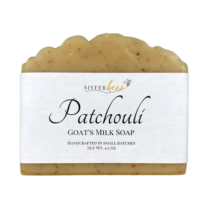 Sister Bees LLC - Wholesale Bar Soap - Patchouli Goat's Milk Soap0