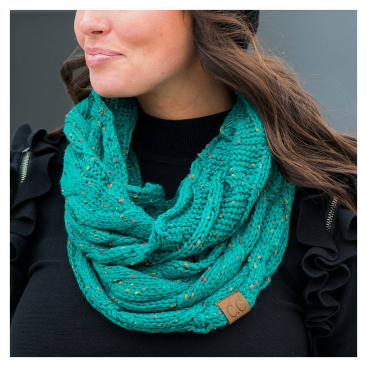 Truly Contagious - Wholesale Scarf - Women's - CC Confetti Scarf ( SF-33 )25