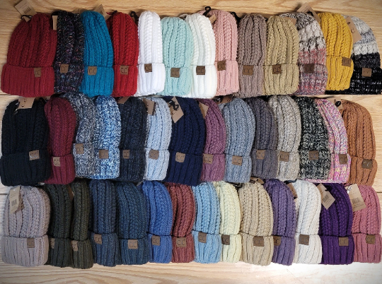 Treasure Bank – wholesale Beanie – Women's – C.C Thick Cable Knit Beanie for Adults without Pom6