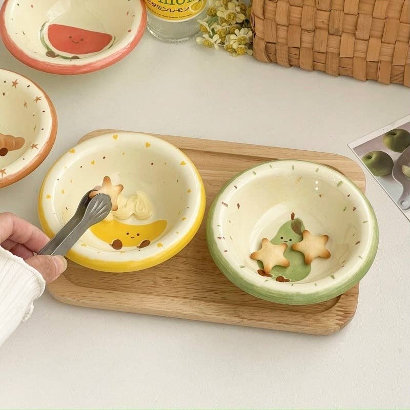 Otterware - Wholesale Condiment/Dip Bowl - Hand-Painted Fruit & Pastry Ceramic Dipping Bowls5