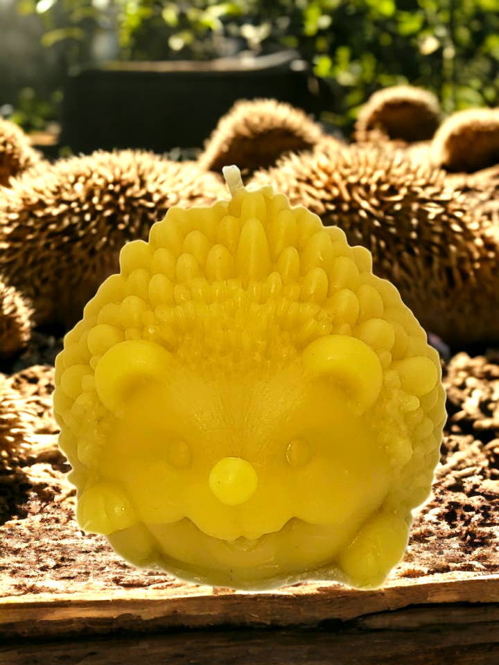 Hedgehog Candle for wholesale by Cernunnos Farms